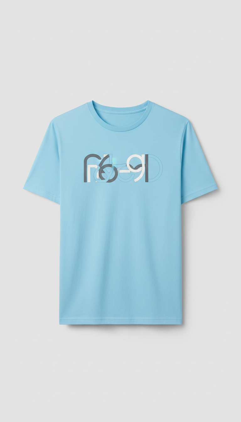 Sky Blue Lineweight Tee