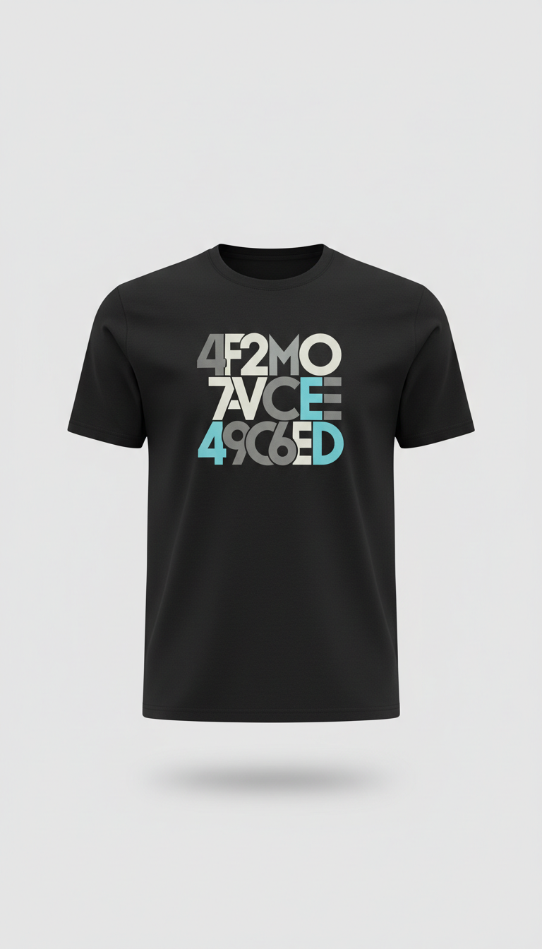 Graphite Black MonoType Tee