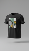 Jet Black Minimal Typography Tee