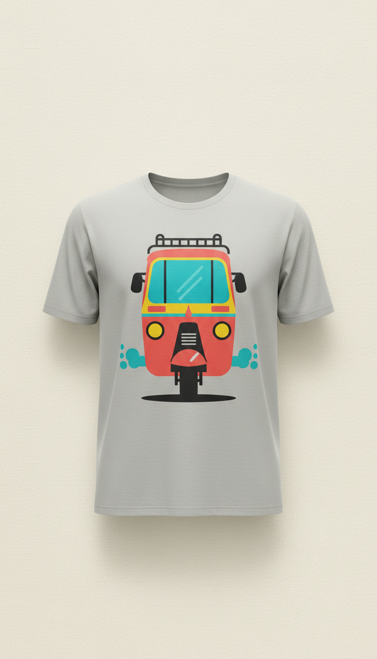Mint Pop Mumbai Rickshaw Tee