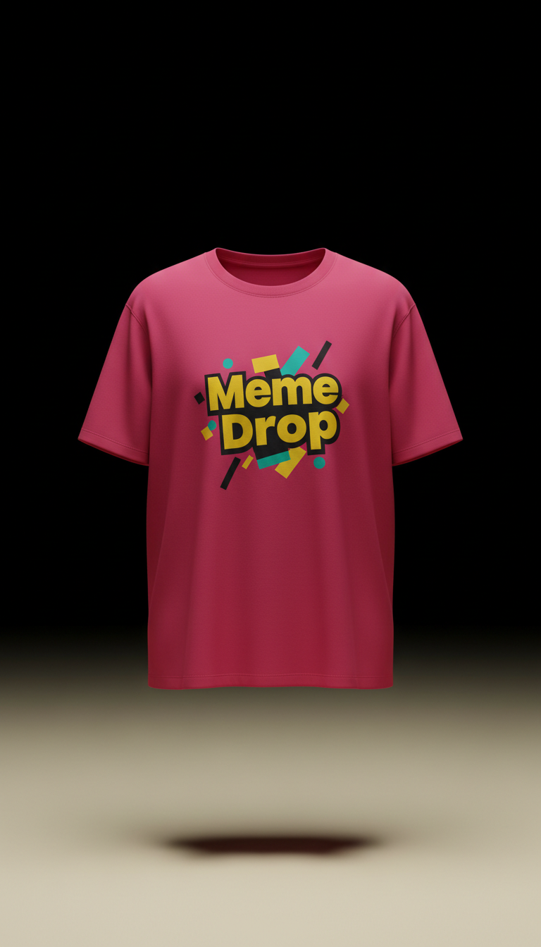 Rani Pink Meme Drop Tee